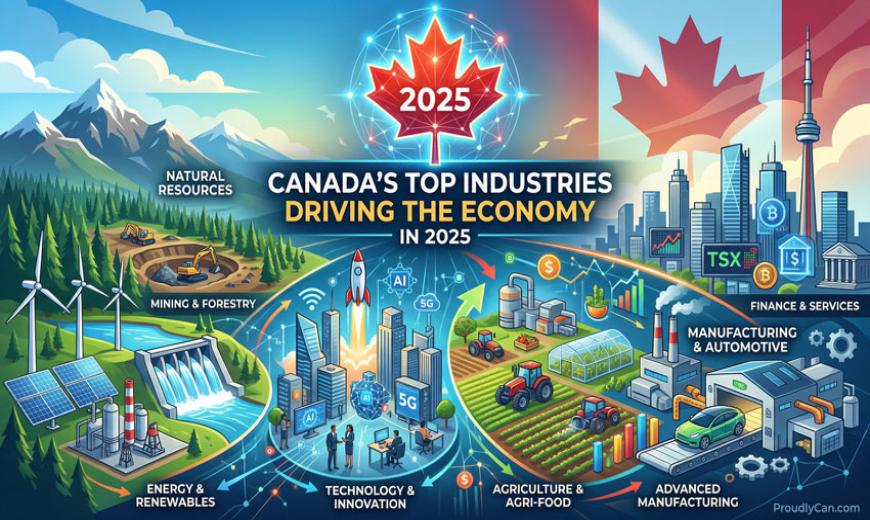 Top Canadian Industries Driving the Economy in 2025